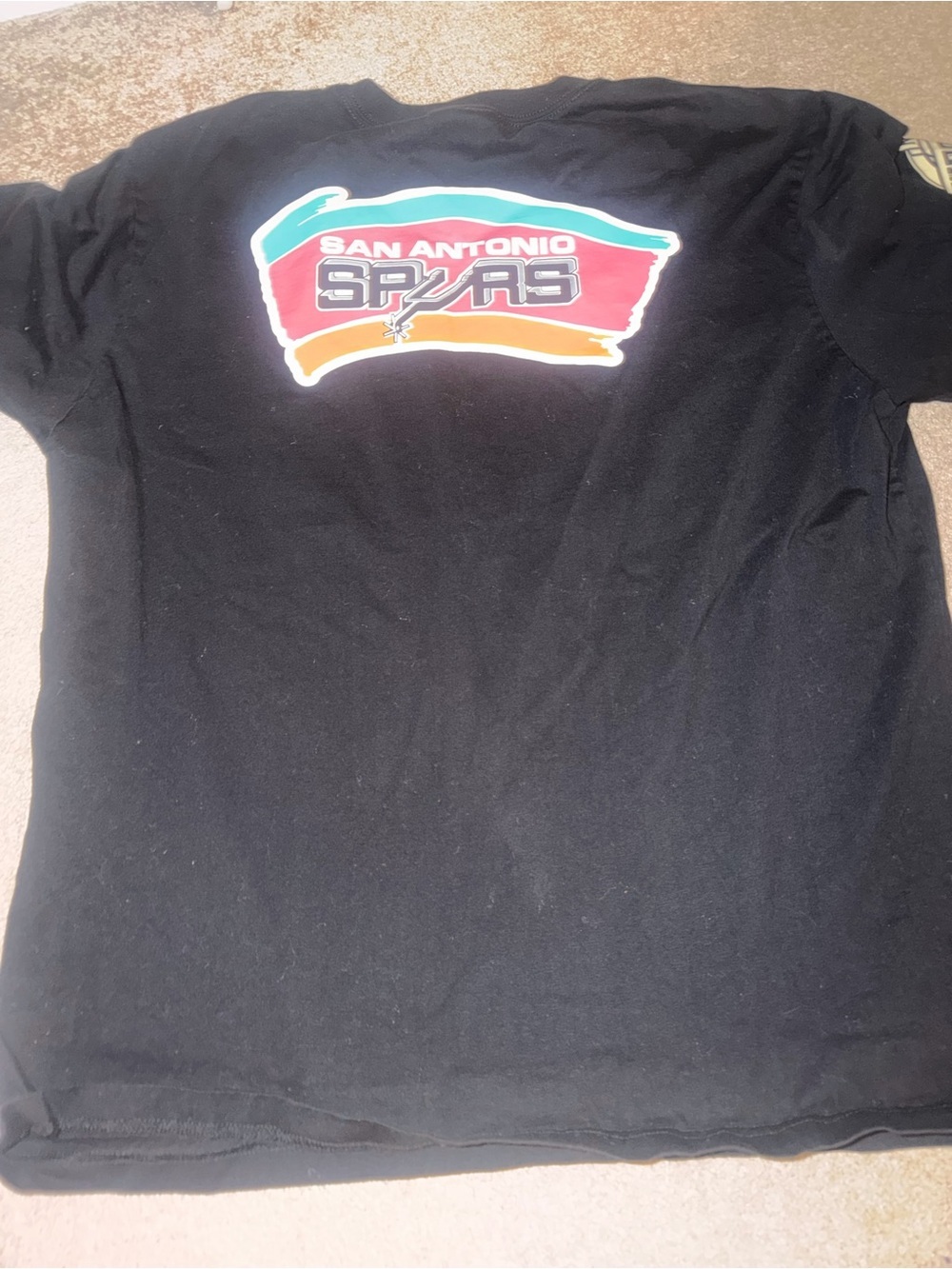 Men's Black San Antonio Spurs Hardwood Classics Team OG 2.0 Premium T-Shirt XL - Picture 7 of 8